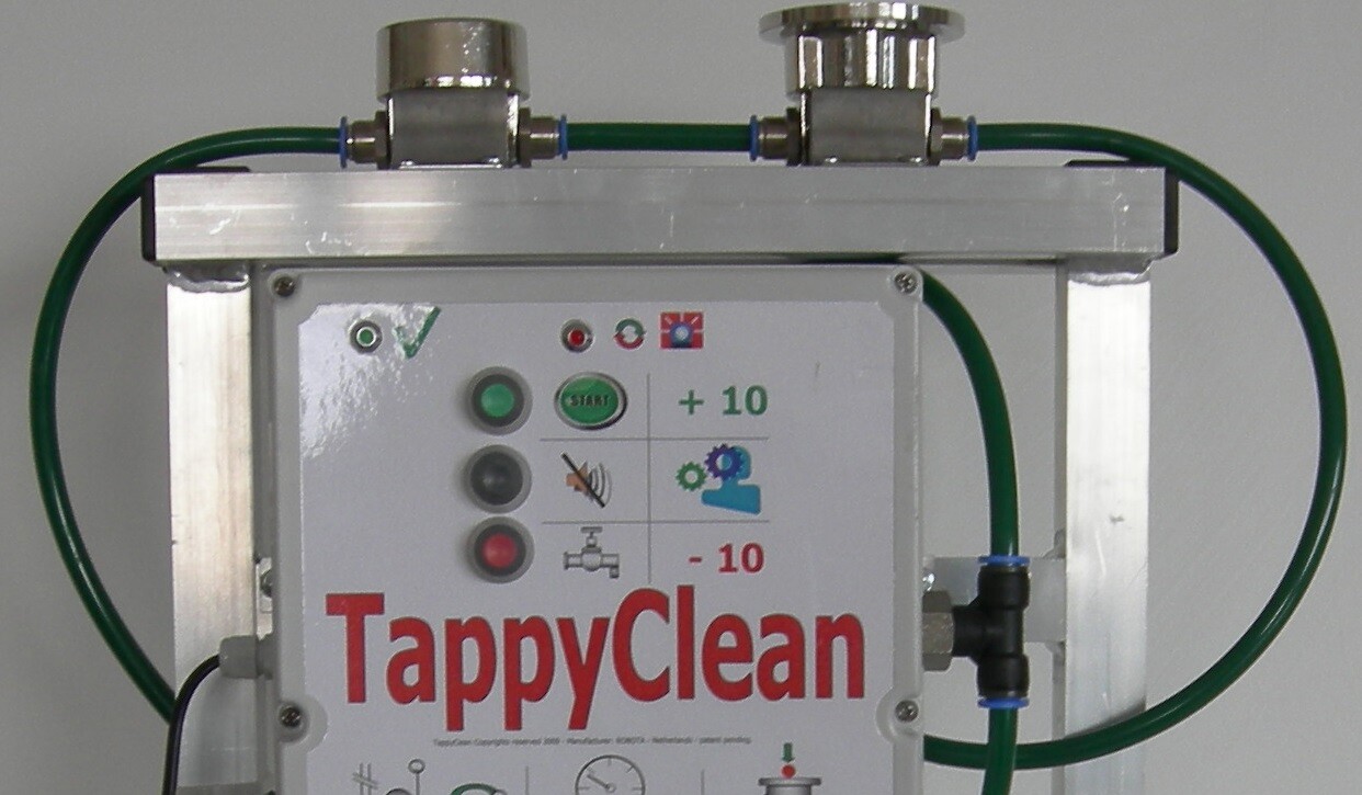 Tapsysteem, Biertap, PYGMY 2-kraans van roestvrij staal, 20 liter/u Tapsysteem, Biertap, PYGMY 2-kraans van roestvrij staal, 20 liter/u